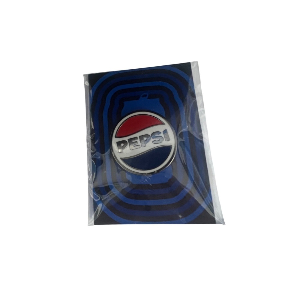 Pepsi The Next Era Enamel Lapel Pin New Logo Blue Red White Silver Collectible
